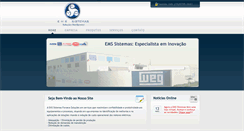 Desktop Screenshot of emssistemas.com.br